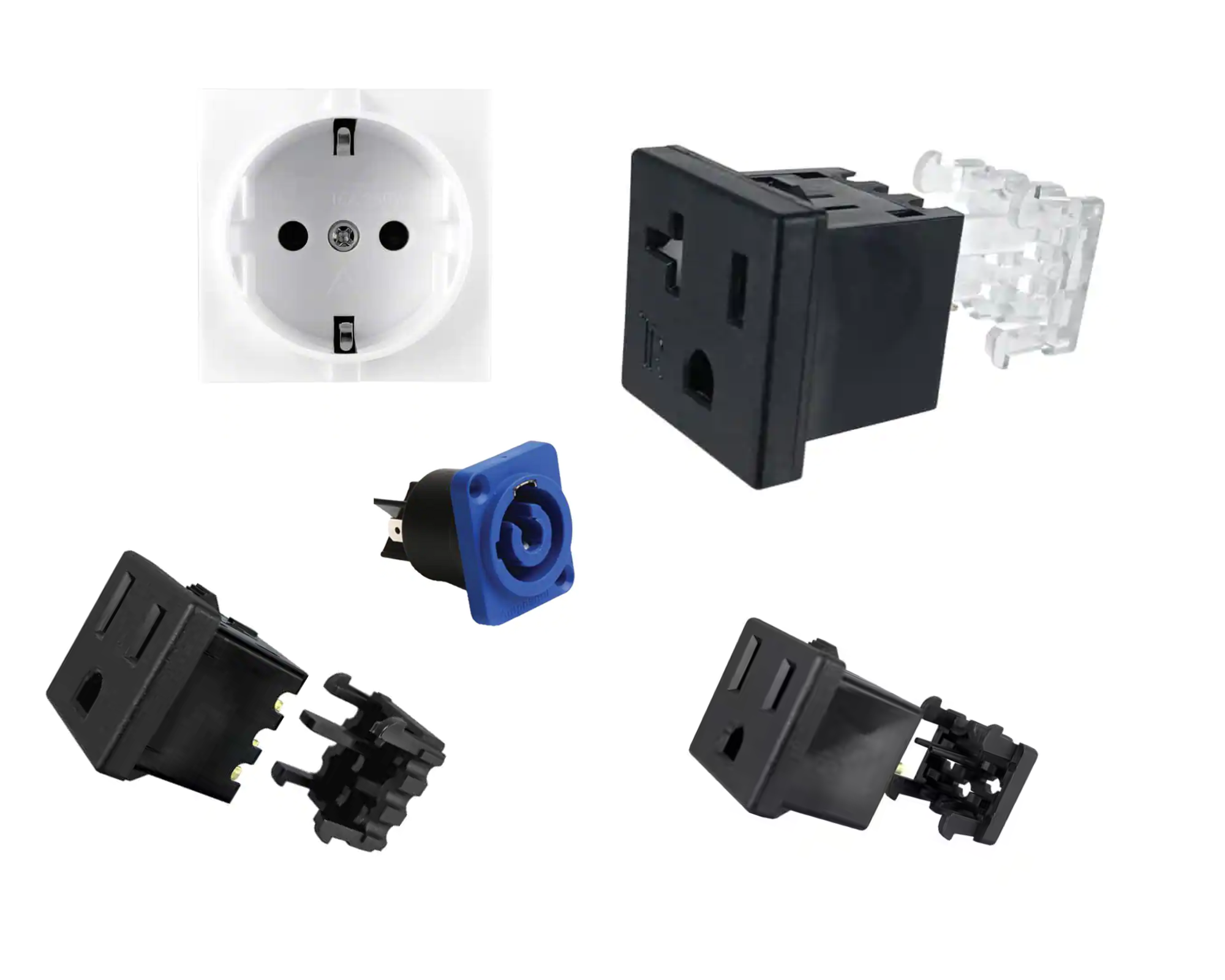 AC Power Connectors - Plugs and Receptacles